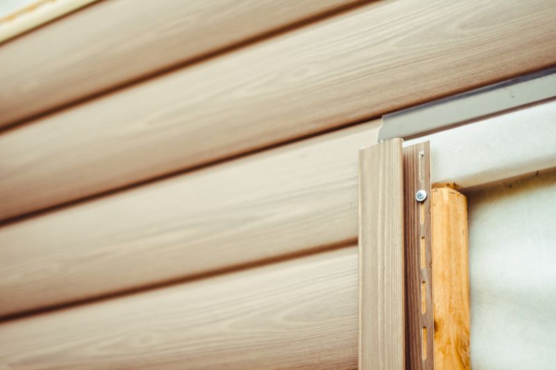 Close-up of Durable Siding Material